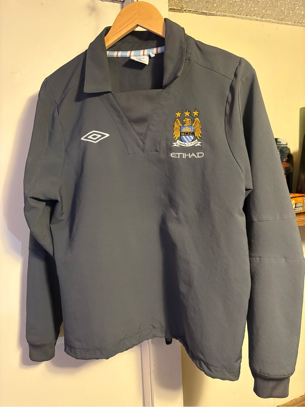 Retro Manchester City Umbro Training Top